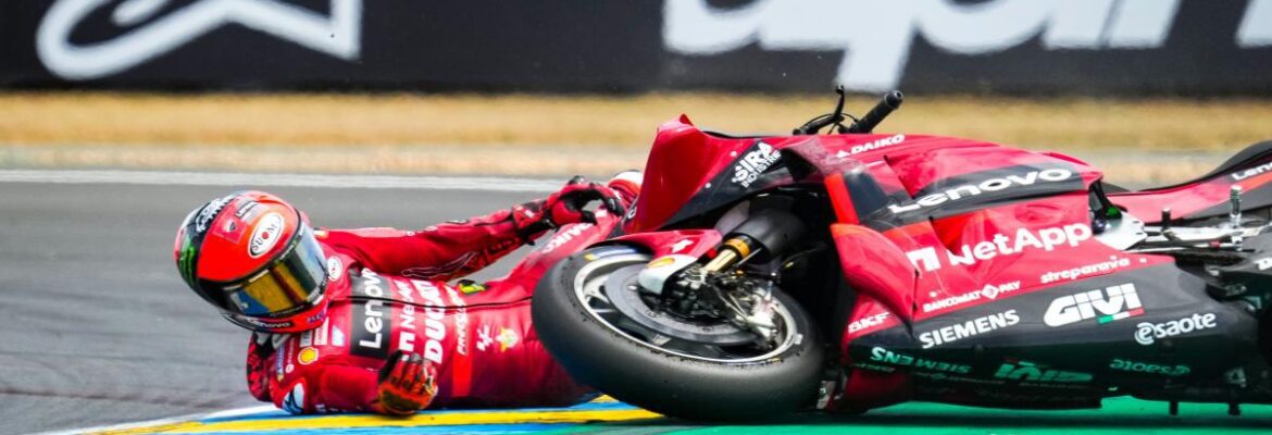 Bagnaia diz não entender acidente sofrido na França: “estava devagar”
