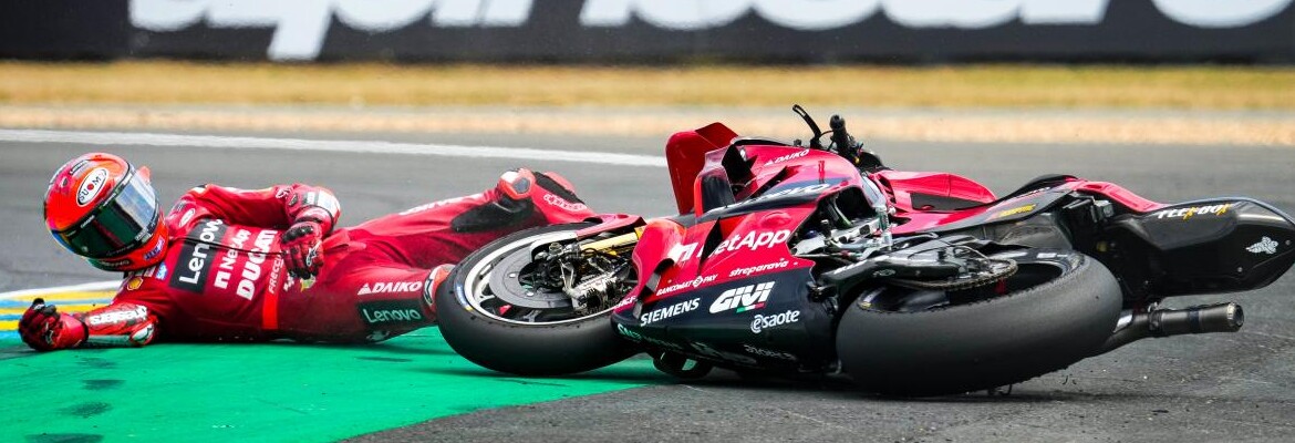 Bagnaia fala em se redimir com Ducati na Itália após queda na França