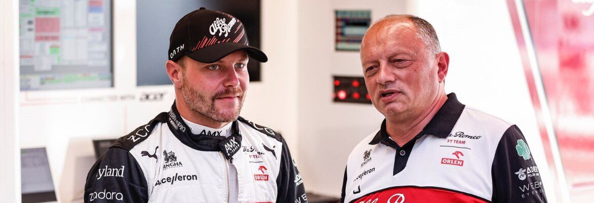 Vasseur elogia atitude de Bottas dentro da Alfa Romeo F1 Vasseur elogia atitude de Bottas dentro da Alfa Romeo F1