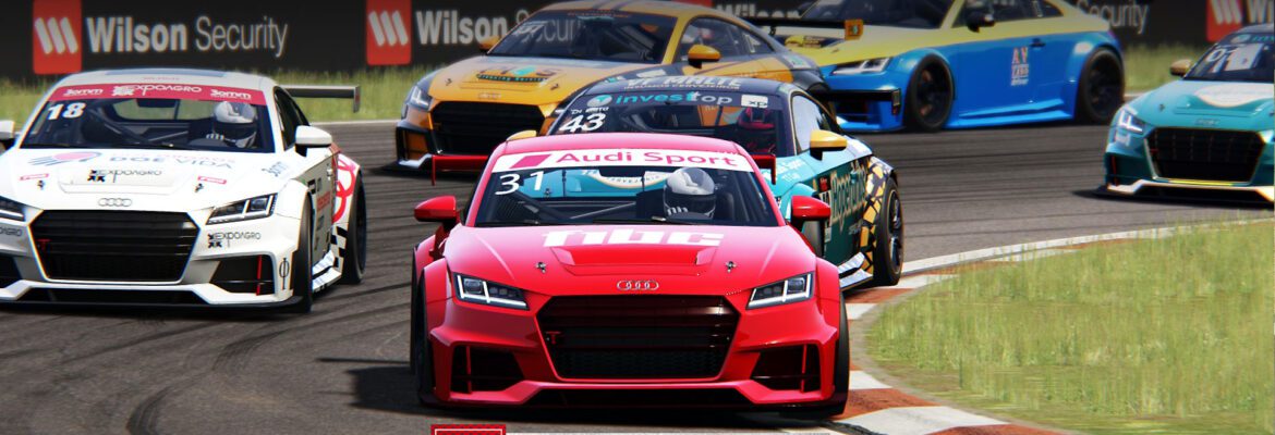 F1BC Rookie: Bathurst é marcada por mudanças na primeira volta e vitória de Vinicius Dessotti (Academia GP)