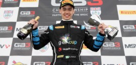 Em Donington Park, Roberto Faria conquista seu terceiro pódio na GB3 nesta temporada