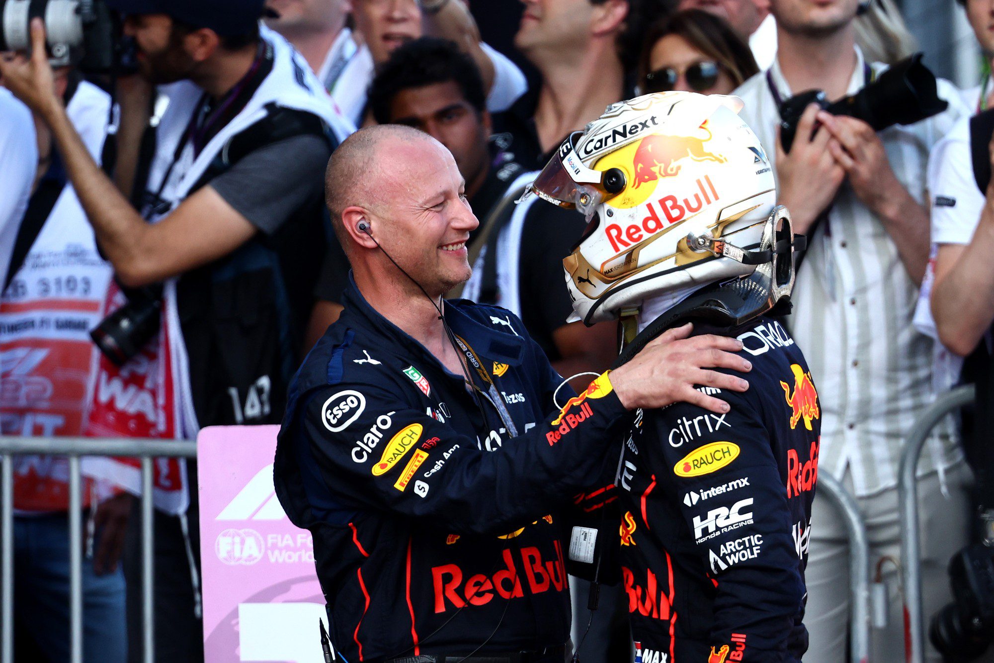 Galeria: confira as imagens da vitória de Verstappen no GP do Azerbaijão de F1 F1 2022, GP do Azerbaijão, Pódio