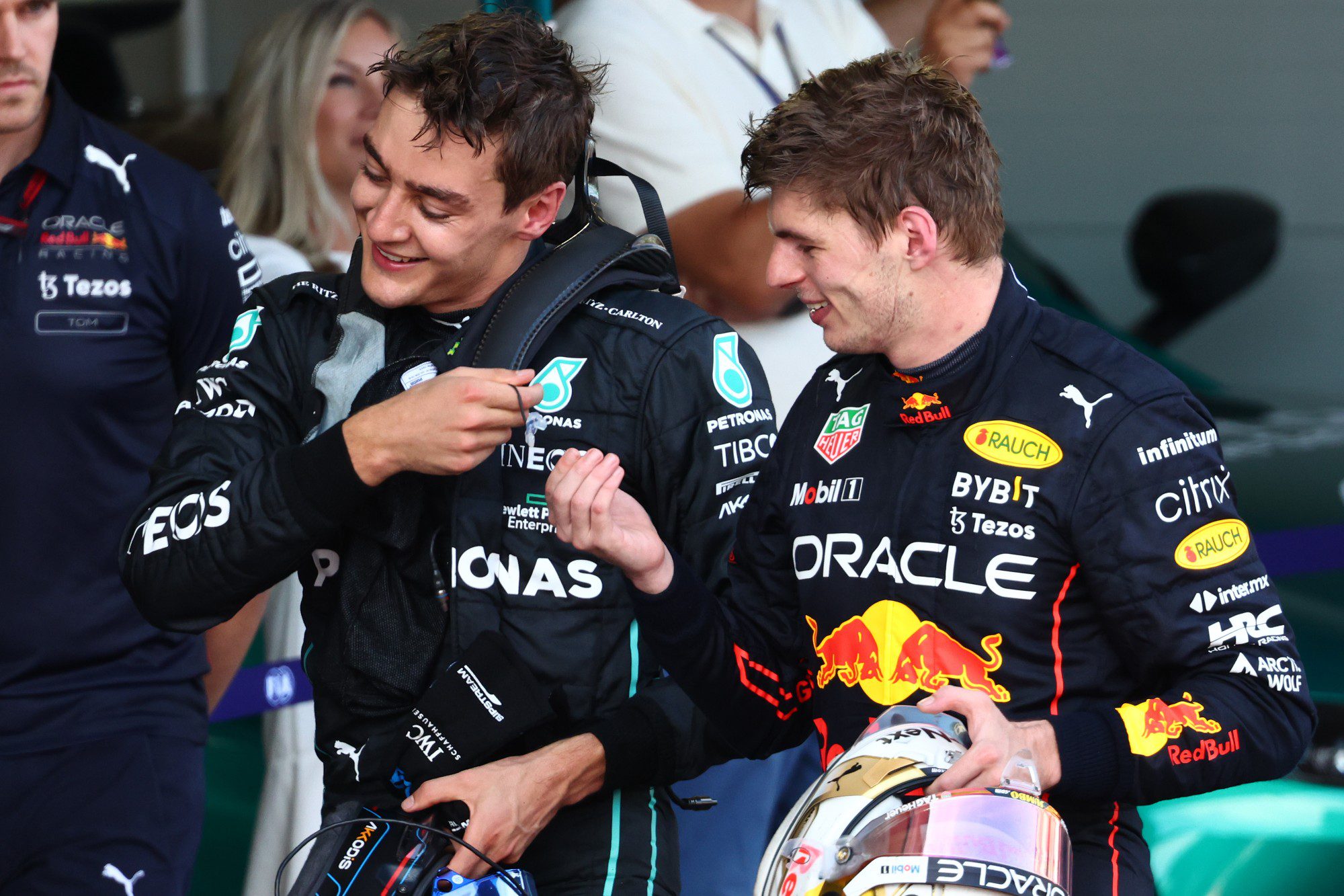 Galeria: confira as imagens da vitória de Verstappen no GP do Azerbaijão de F1 F1 2022, GP do Azerbaijão, Pódio