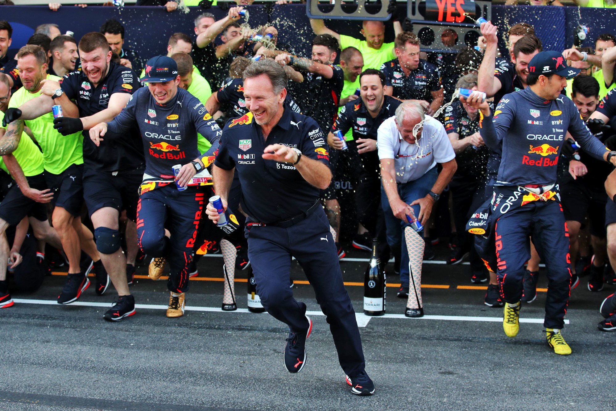 Galeria: confira as imagens da vitória de Verstappen no GP do Azerbaijão de F1 F1 2022, GP do Azerbaijão, Pódio