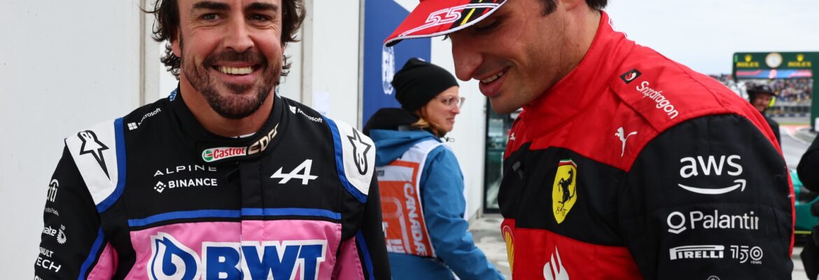 Alonso comemora primeira vitória de Sainz na F1: “Estou muito feliz por ele”