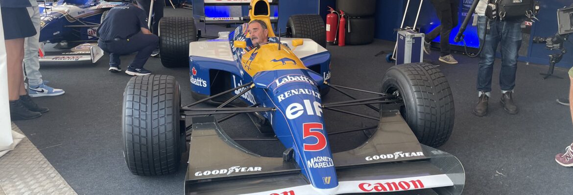 Vídeo: Mansell anda com carros antigos da F1 no Festival de Goodwood