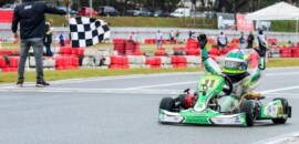 Com apenas 8 anos, Vicente da Silva mostra maturidade e conquista terceiro lugar na Copa São Paulo Light de Kart