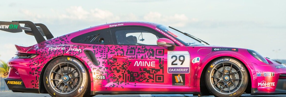 MINE e Rodrigo Mello levam a tecnologia do NFT para as pistas de corrida na etapa de Interlagos da Porsche Cup