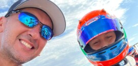 Enzo Vidmontiene dá show em prova de preparação nos EUA