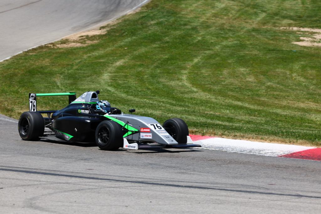 Gabriel Fonseca finaliza la etapa Mid-Ohio de la Fórmula 4 de EE. UU. con un top 10 en la segunda carrera y un ascenso de once posiciones
