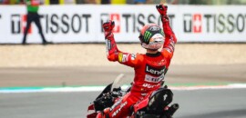 Vencedor, Bagnaia diz ter lutado para manter a calma durante GP
