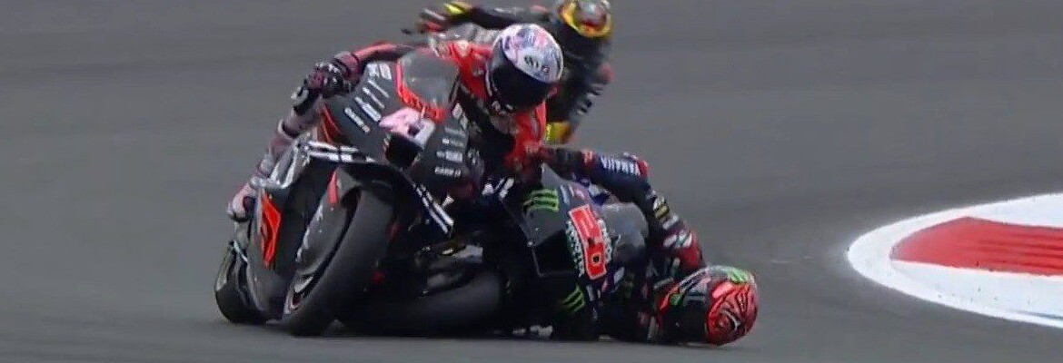 Espargaró perdoa Quartararo por erro: “não é um piloto sujo”