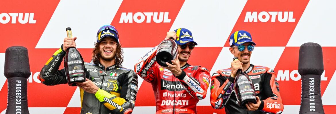 Viñales celebra primeiro pódio na Aprilia: “passo a passo estamos conseguindo”