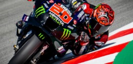 Quartararo comanda GP na Catalunha com ‘momento vergonha alheia’ para Espargaró