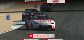 F1BC MX5 Cup: Em Laguna Seca, Pedro de Oliveira (Full Time) é campeão geral, e Gabriel Kenji leva na classe Speed