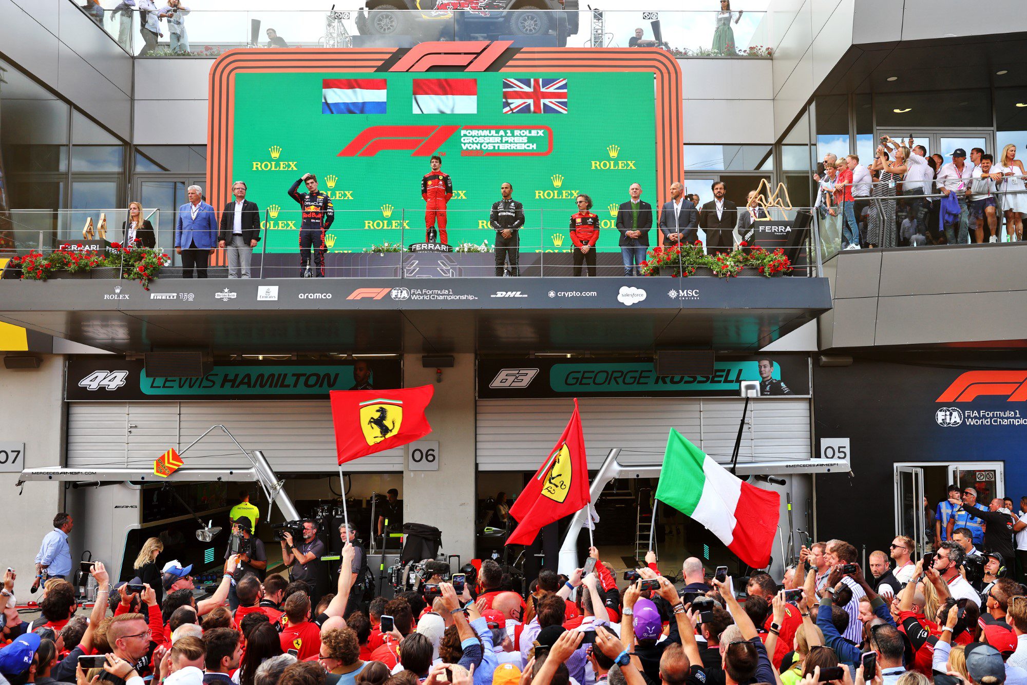 Galeria: a vitória de Leclerc no GP da Áustria de F1 F1 2022, GP da Áustria, Red Bull Ring, Corrida