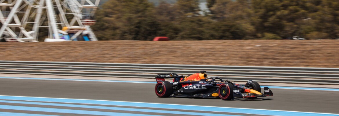 Verstappen lidera último treino para o GP da França de F1