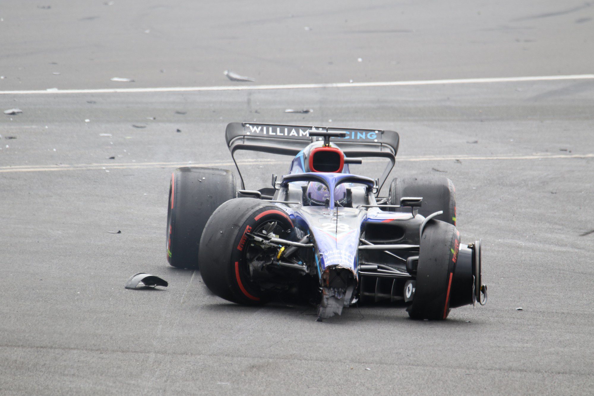 Galeria: o acidente impressionante de Guanyu Zhou pelas lente de Jorge Sá F1 2022, GP da Inglaterra, Zhou