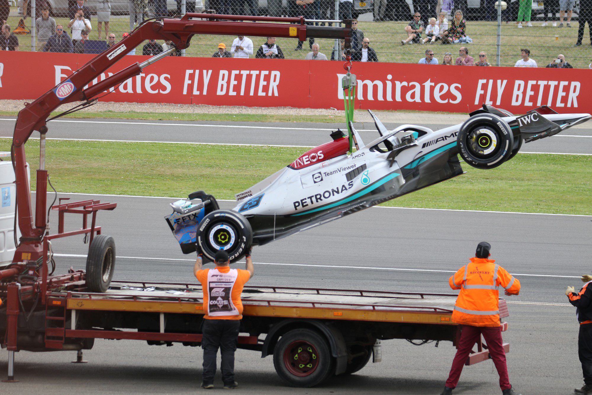 Galeria: o acidente impressionante de Guanyu Zhou pelas lente de Jorge Sá F1 2022, GP da Inglaterra, Zhou