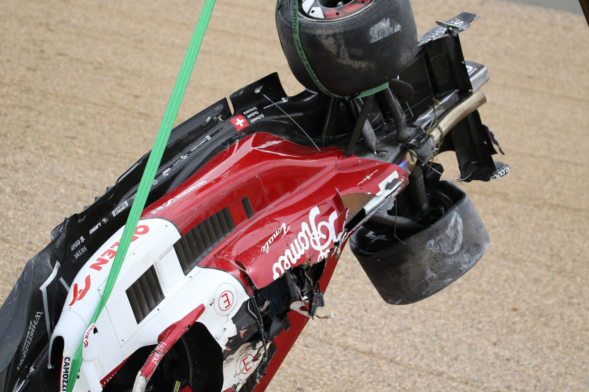 Galeria: o acidente impressionante de Guanyu Zhou pelas lente de Jorge Sá F1 2022, GP da Inglaterra, Zhou