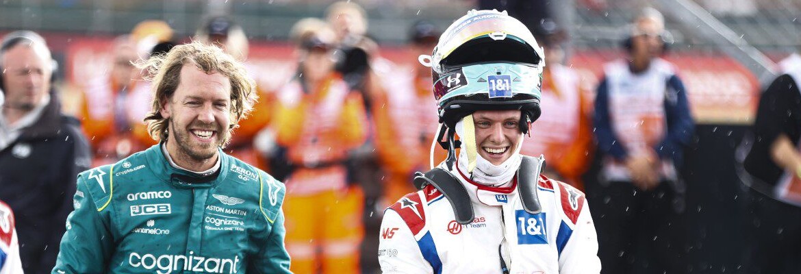 Sebastian Vettel e Mick Schumacher