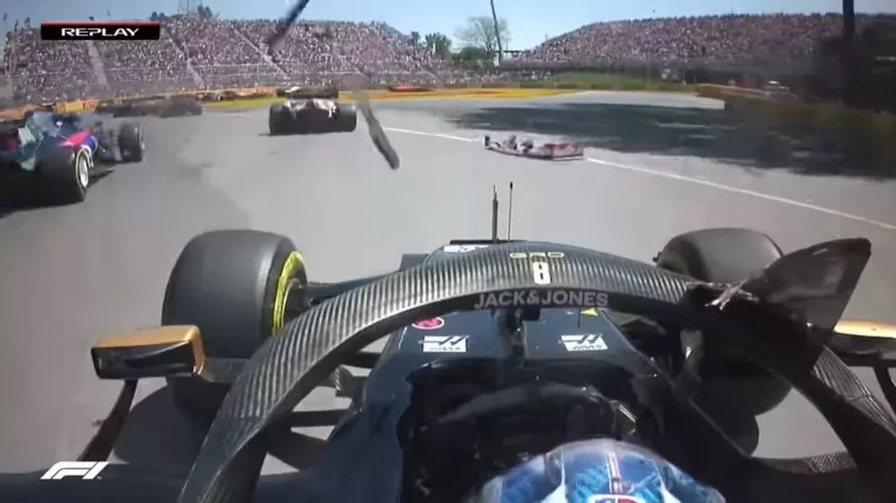 Relembre acidentes na F1 em que o Halo salvou o piloto Romain Grosjean