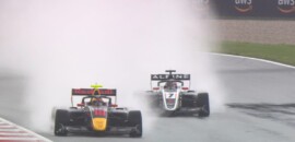 F3: Hadjar vence de ponta a ponta corrida 2 debaixo de chuva na Áustria