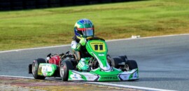 Revelação na Mirim, Vicente da Silva mira novo pódio na Copa Brasil de Kart