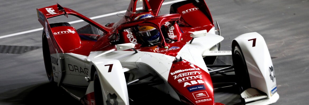 Brasileiro Sette Câmara lidera primeiro treino da Fórmula E em Londres