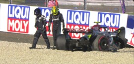 “Estou incrivelmente desapontado”, diz Hamilton após batida no GP da Áustria de F1