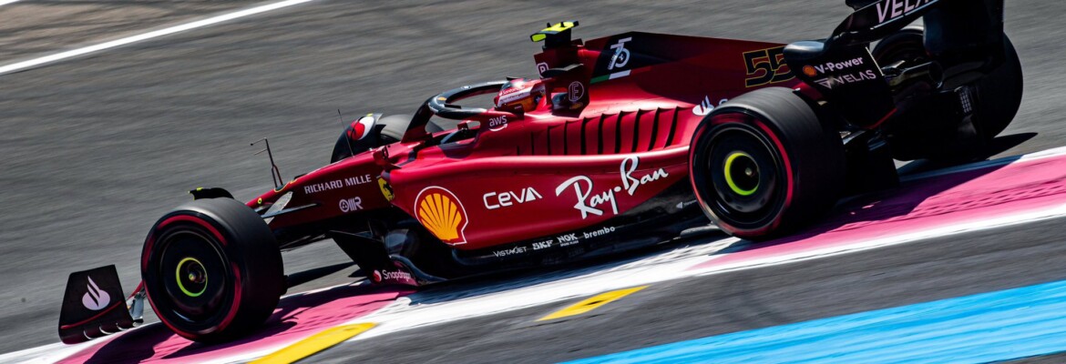 Sainz puxa dobradinha da Ferrari e é mais rápido do TL2 da F1 na França