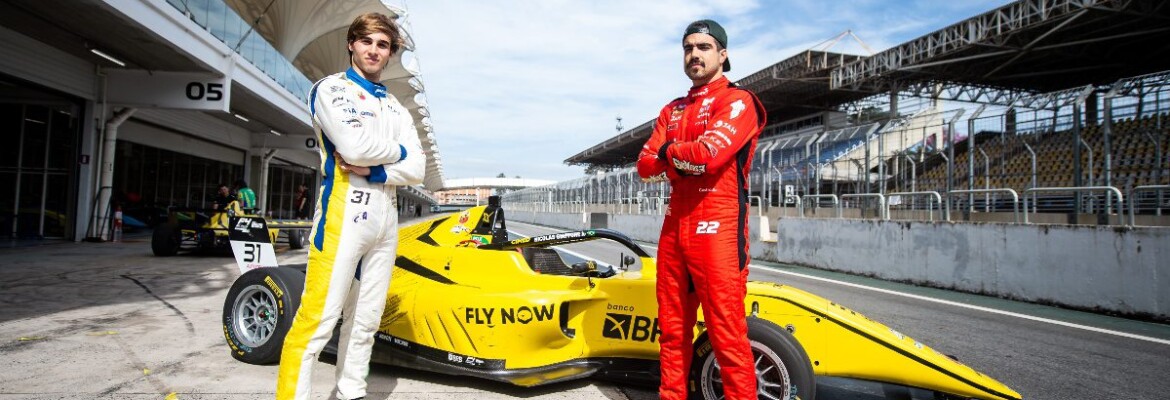 Nic Giaffone convida Caio Castro para testar seu F4 em Interlagos