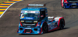 Djalma Pivetta e Raphael Abbate levam Iveco Usual Racing ao pódio da Copa Truck, em Londrina