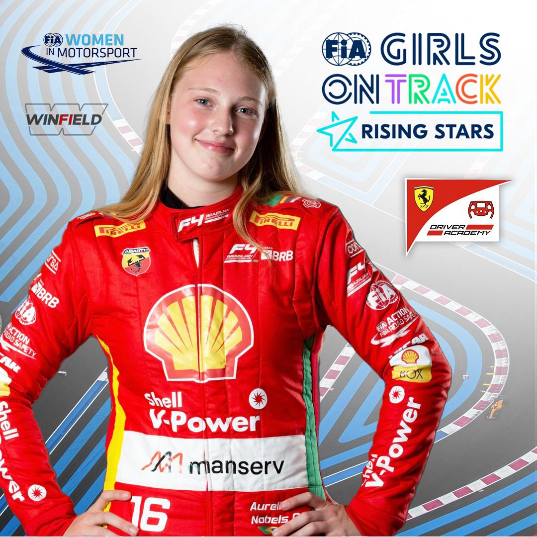 Jovem talento da F4 Brasil, Aurelia Nobels é selecionada para participar do FIA Girls on Track Aurelia Nobels
