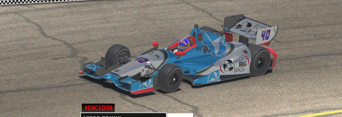 F1BC Indy Legacy: Vitor Tonini repete a dose em dobradinha da EG Racing em Phoenix