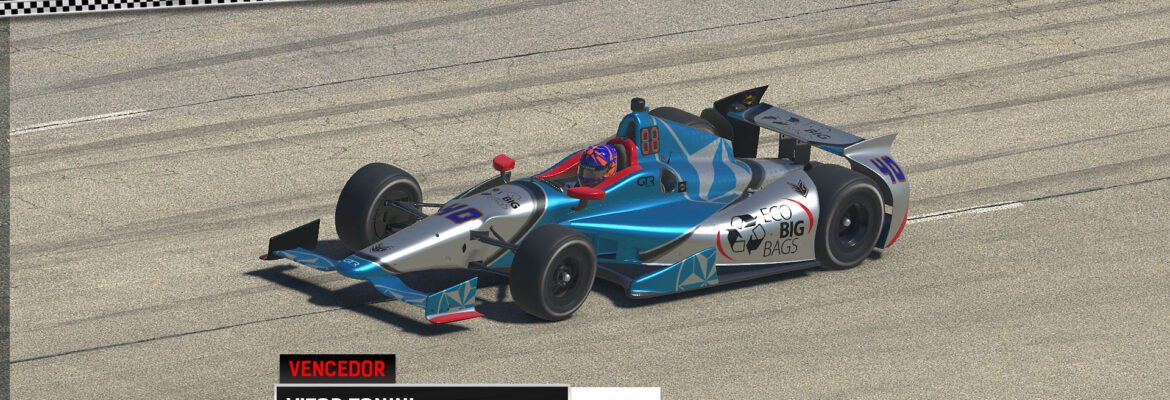 F1BC Indy Legacy: Vitor Tonini (EG) vence no Kentucky a terceira seguida e ganha status de favorito a título