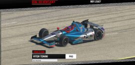 F1BC Indy Legacy: Vitor Tonini (EG) vence no Kentucky a terceira seguida e ganha status de favorito a título