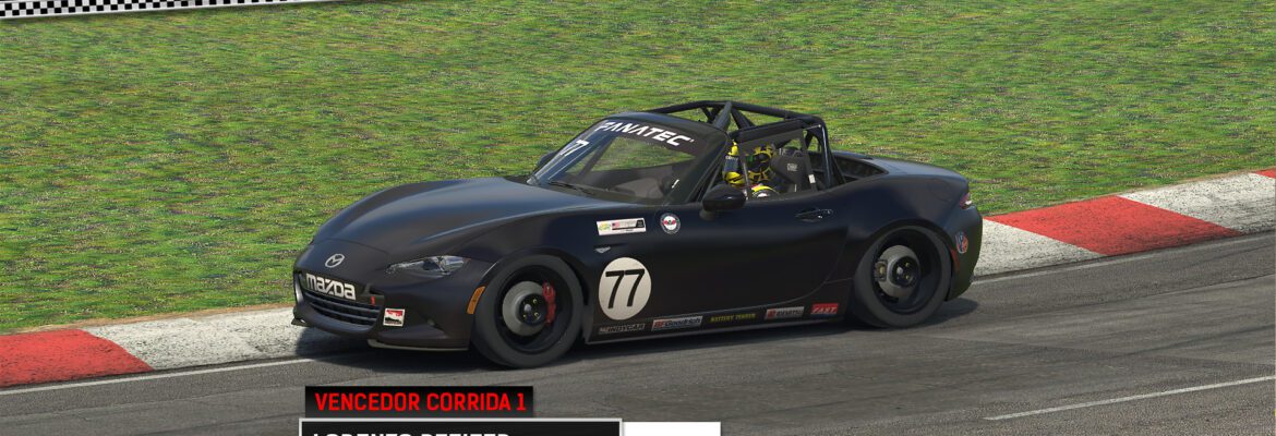 F1BC MX5 Cup: Estreante Lorenzo Pfeifer vence uma, e experiente Jamison Sampaio leva outra em Summit Point