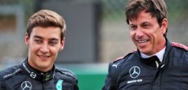 F1: Wolff elogia Russell e garante futuro do piloto na Mercedes