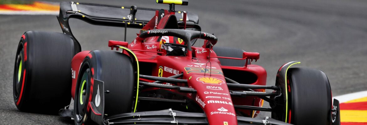 Sainz não acredita que déficit para Verstappen nos treinos do GP da Bélgica seja real Sainz não acredita que déficit para Verstappen nos treinos do GP da Bélgica seja real
