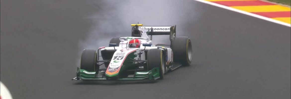 Boschung lidera treino livre tumultuado da F2 na Bélgica