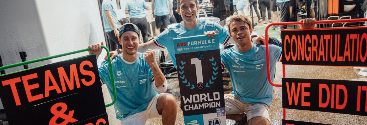 Mercedes comemora bicampeonatos na Fórmula E: “Não poderíamos pedir dupla melhor”