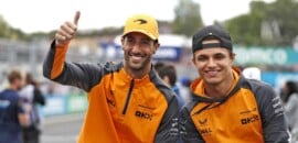 F1: “Adoraria vê-lo de volta no grid”, afirma Norris sobre Ricciardo