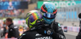 F1: Russell feliz por Hamilton querer ficar mais tempo, “isso é muito bom para mim”