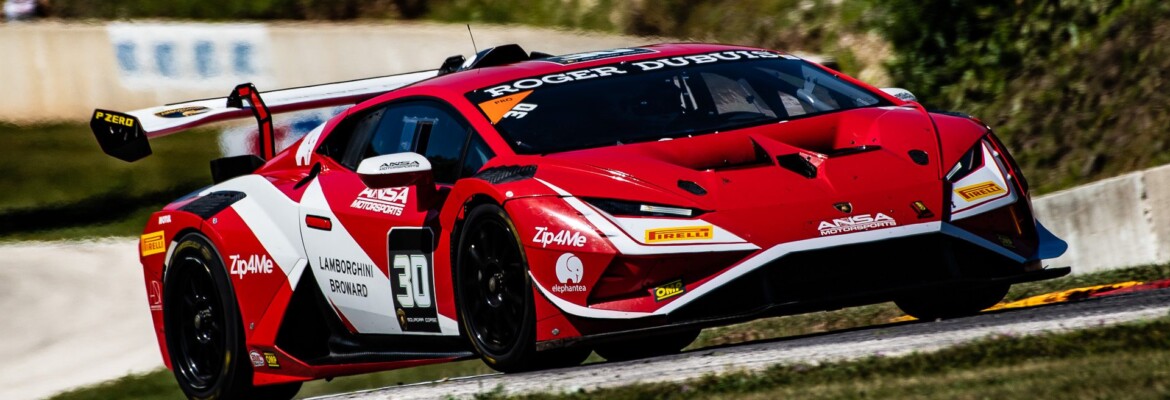 Piquet Jr lidera em Road America e conquista top-4 em etapa do Lamborghini Super Trofeo marcada por bandeiras amarelas e vermelha