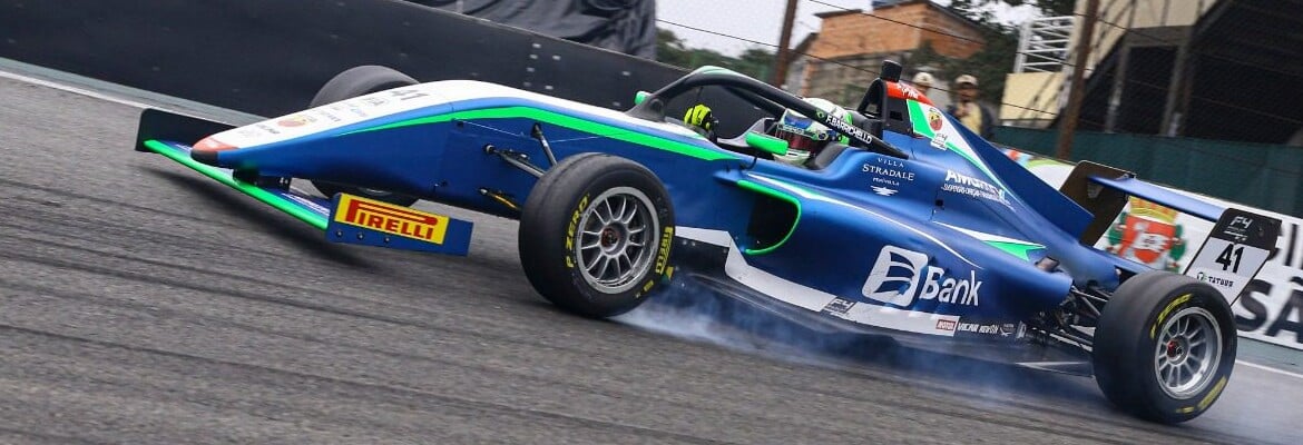 Fernando Barrichello encerra etapa marcada por vitória em Interlagos com o sétimo lugar na terceira corrida da Fórmula 4 Brasil