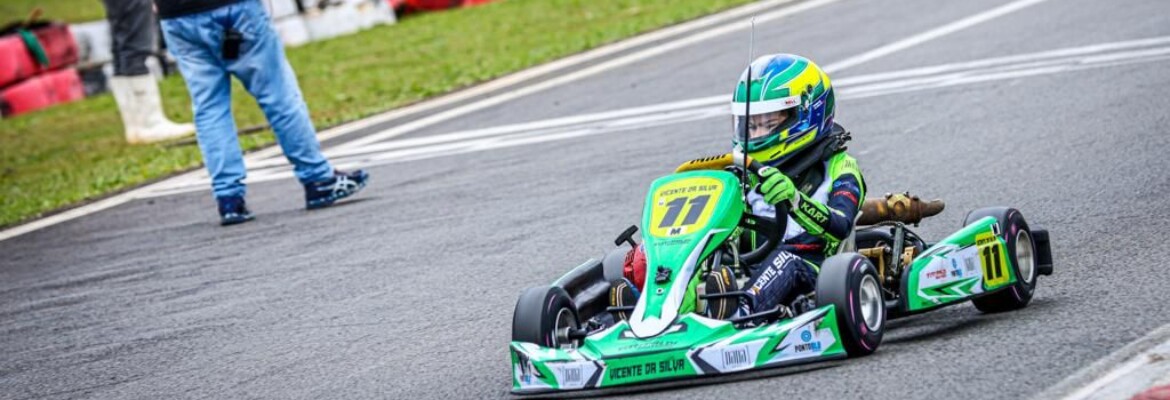Vicente da Silva vence corrida em Interlagos e termina etapa do Paulista Light de Kart com 2º lugar