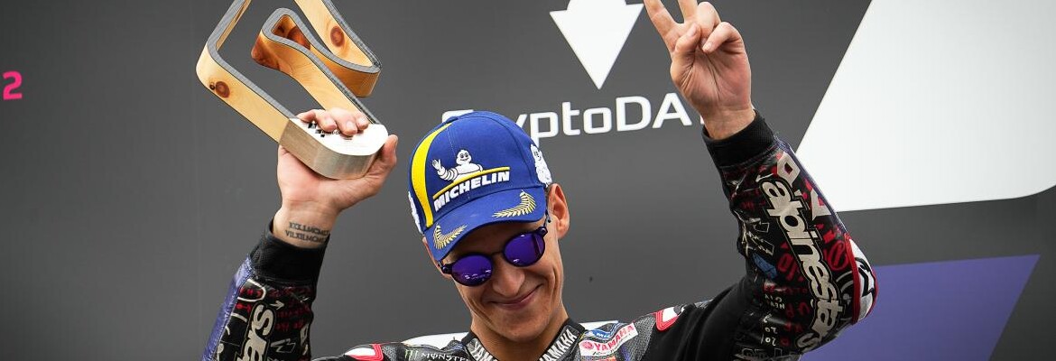 Quartararo celebra 2º lugar na Áustria e vantagem no mundial: “lutei como um leão”