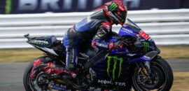 Quartararo bate Mir e termina sexta na Inglaterra na frente na MotoGP