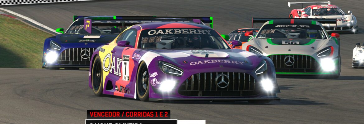 F1BC GT3 iRacing: Caique Oliveira (Oak) vence em Nurburgring e fatura o título